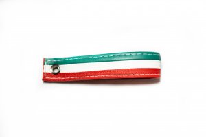 FIAT 500 Trunk Handle / Pull Strap - Italian Flag Design